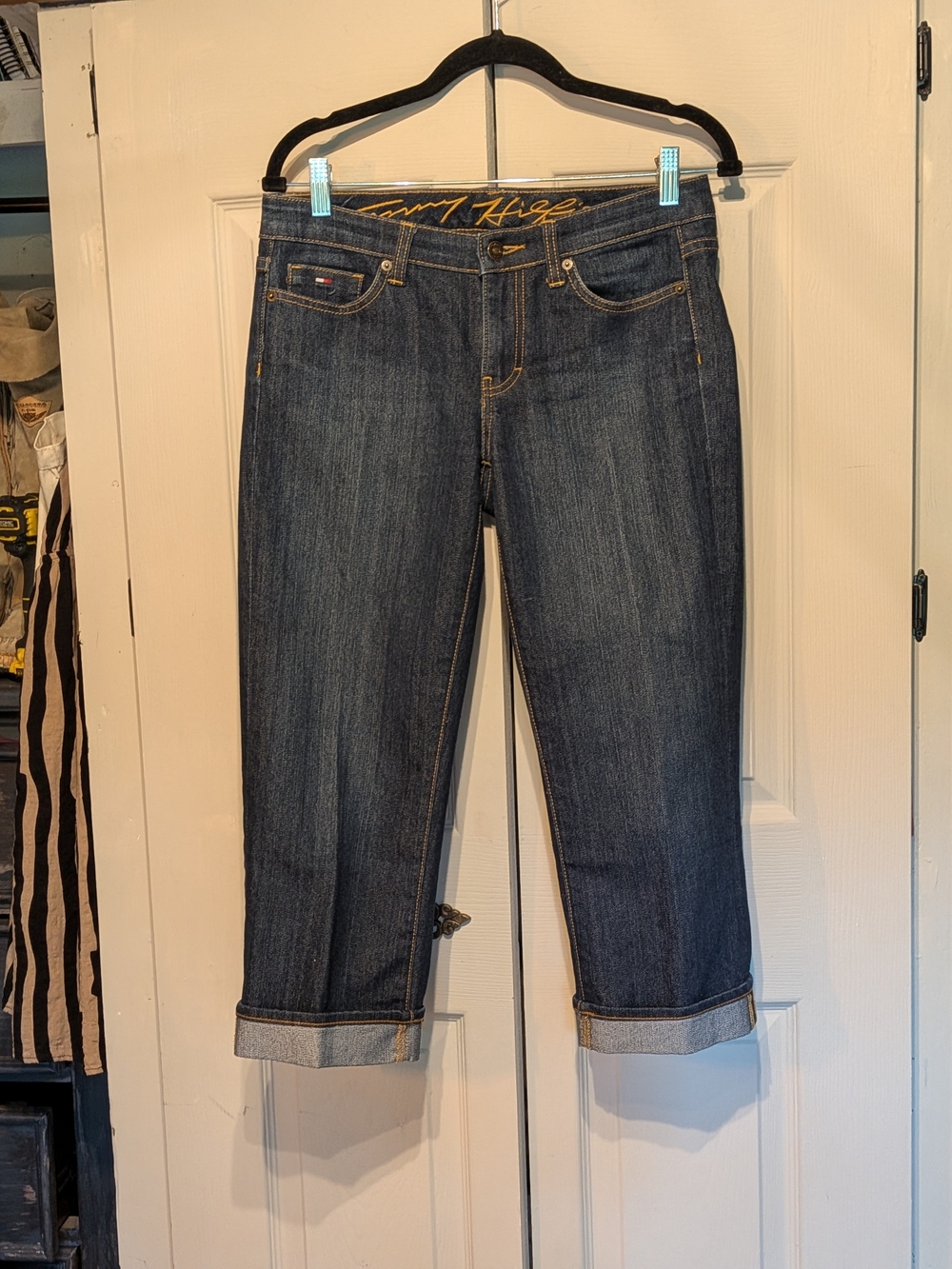 Tommy Hilfiger Dark Blue Cropped Ankle Jeans